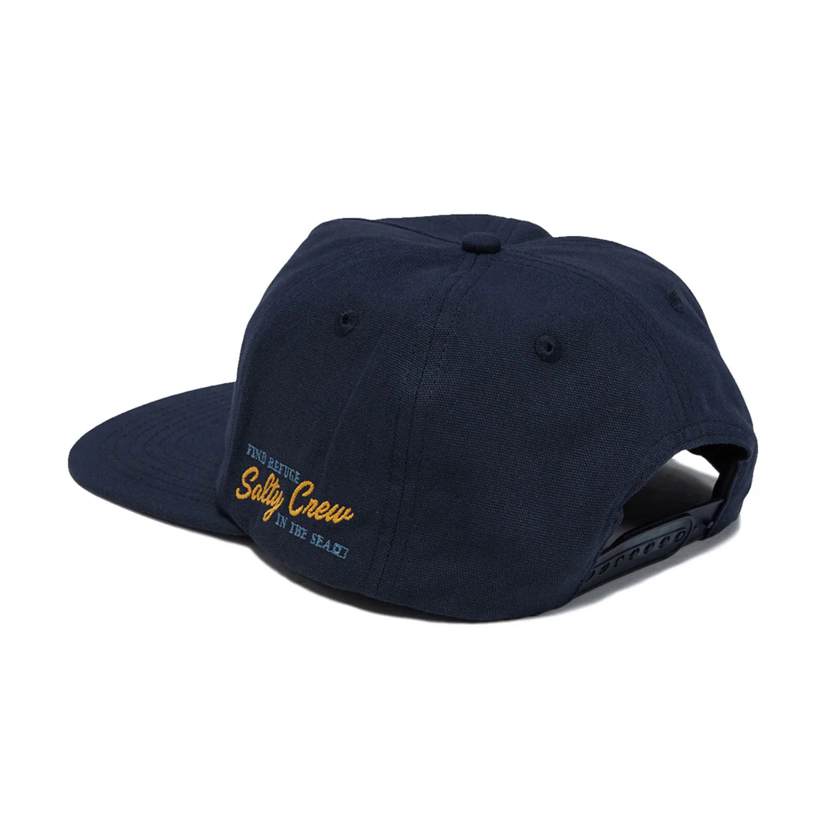 Salty Crew Coastal Snapback Hat - Midnight Navy - Image 2