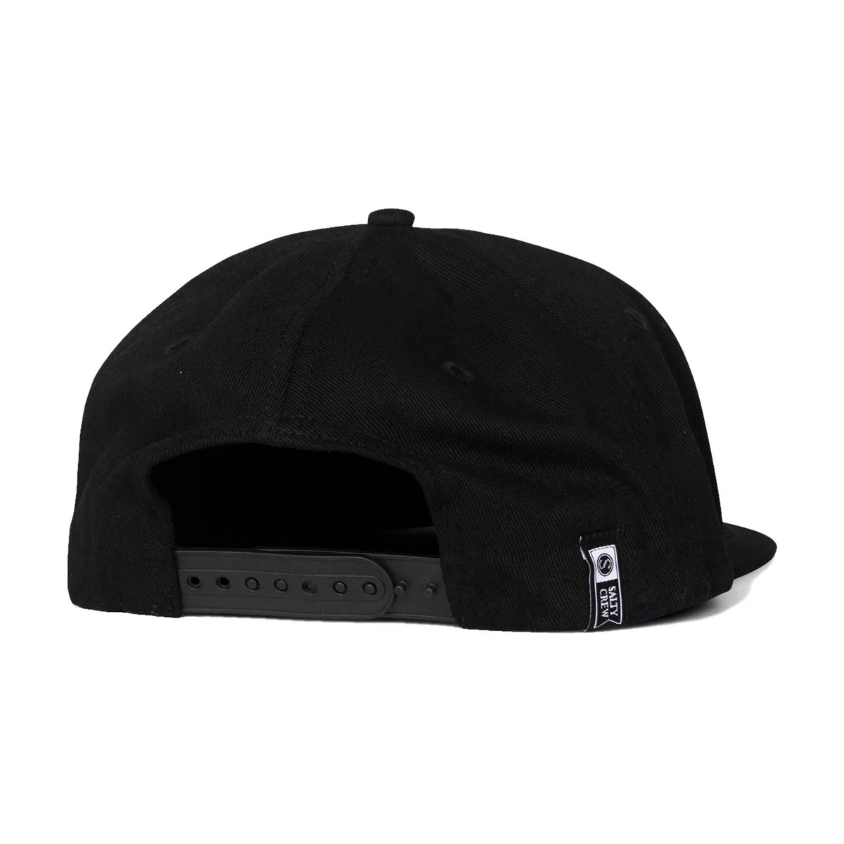 Salty Crew Fish Market Snapback Hat - Black - Image 2