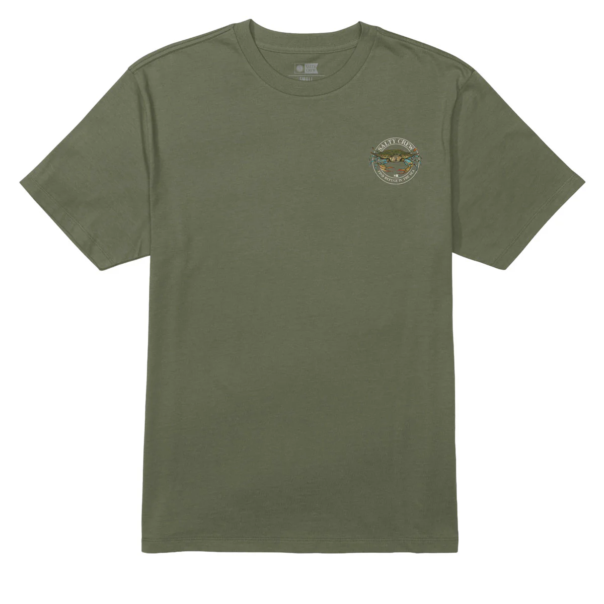 Salty Crew Jimmy T-Shirt - Dusty Olive - Image 2