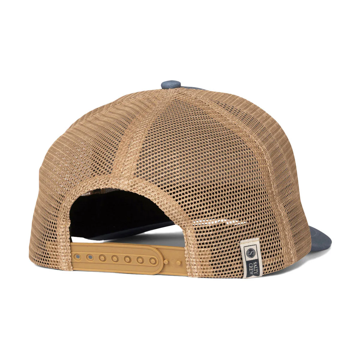 Salty Crew Jimmy Trucker Hat - Pilot Blue/Khaki - Image 2