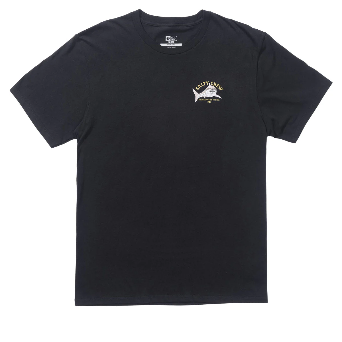Salty Crew Lurking T-Shirt - Black - Image 2