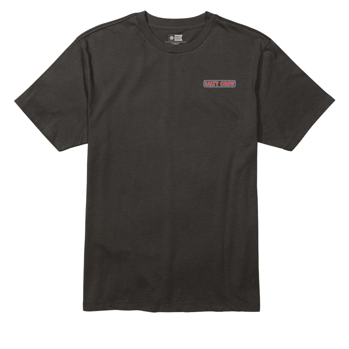 Salty Crew Neon Sign T-Shirt - Black - Image 2