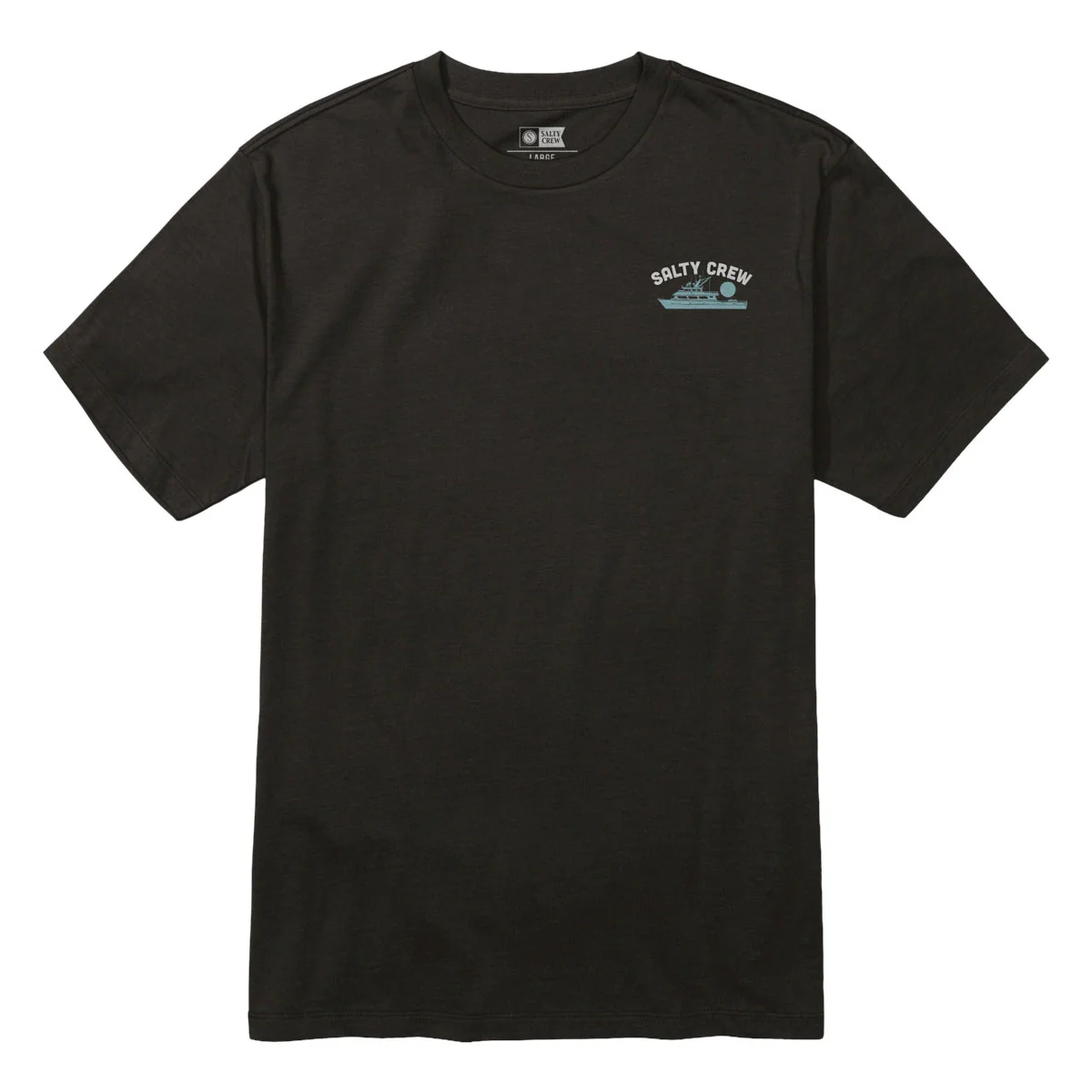 Salty Crew Overnight T-Shirt - Black - Image 2