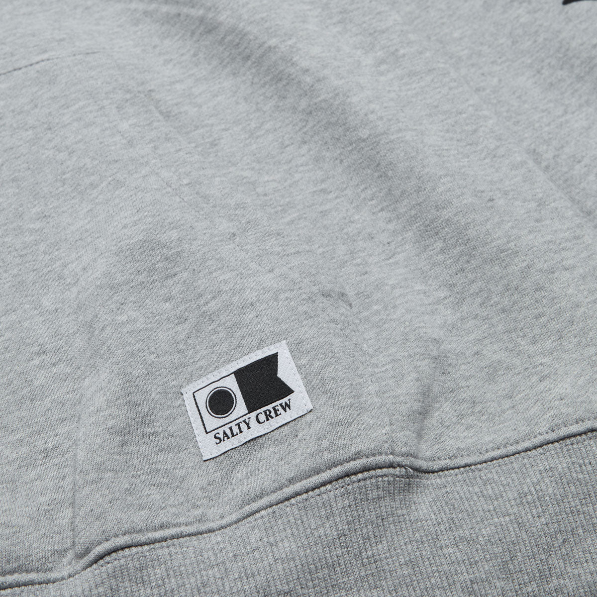 Salty Crew Refuge Hoodie - Athletic Heather - Image 3