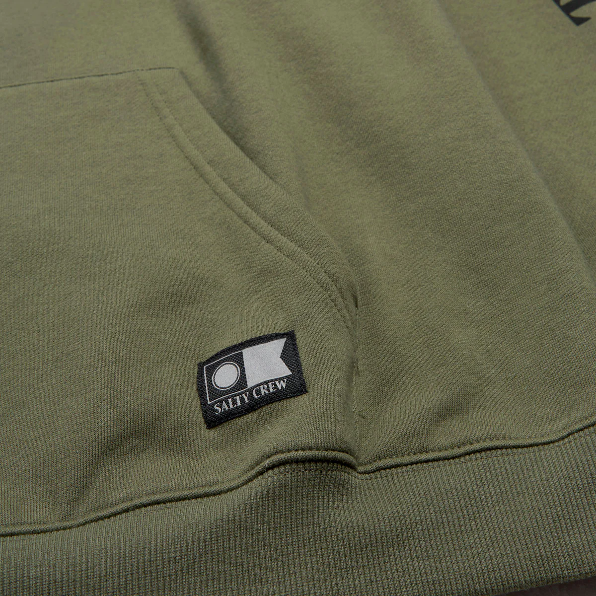 Salty Crew Refuge Hoodie - Olive - Image 3