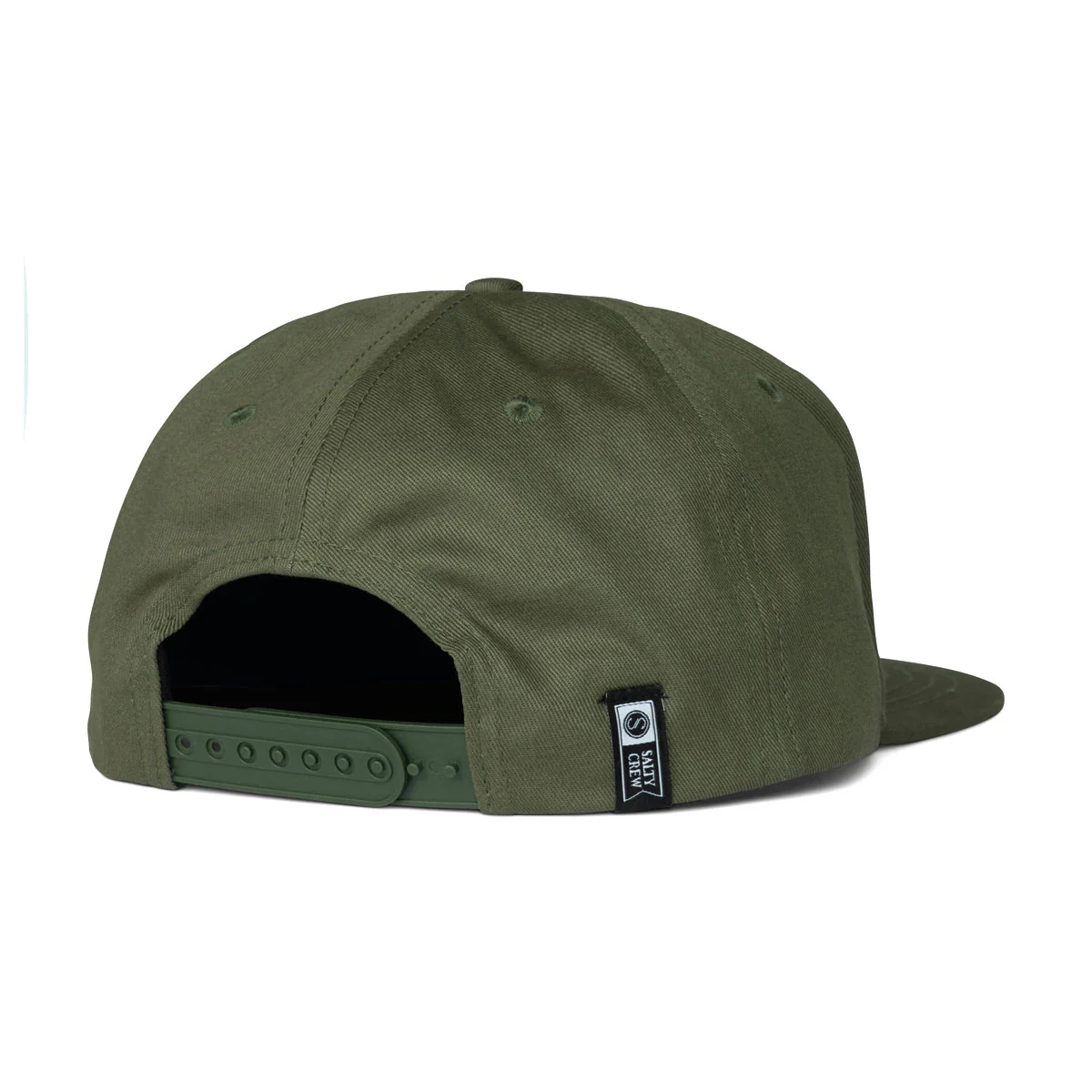 Salty Crew Seawater Snapback Hat - Olive - Image 2