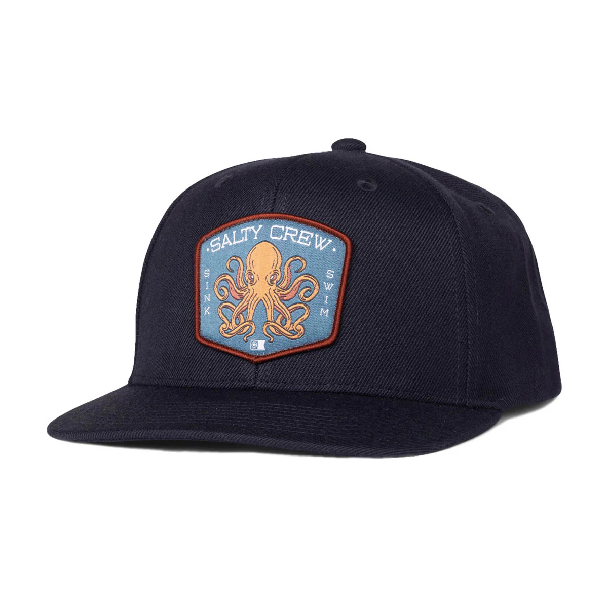 Salty Crew Tako Club Snapback Hat - Navy