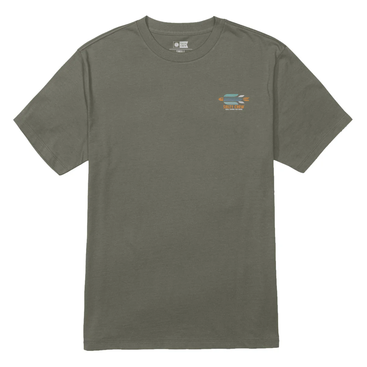 Salty Crew Torpedo T-Shirt - Dusty Olive - Image 2