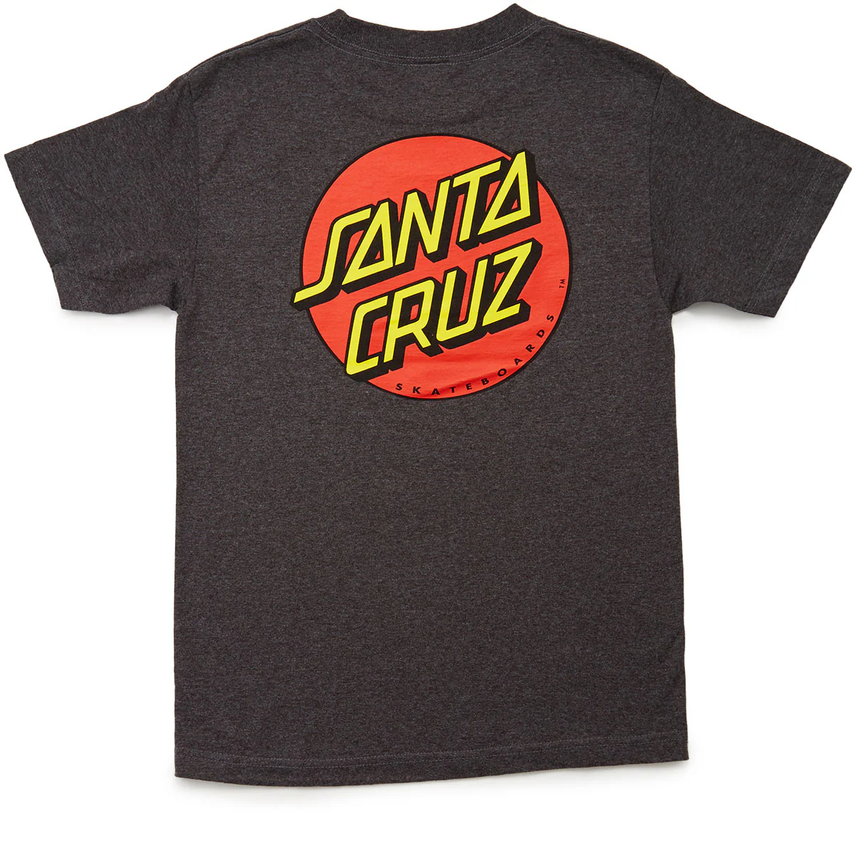 Santa Cruz Classic Dot T-Shirt - Charcoal Heather - Image 2