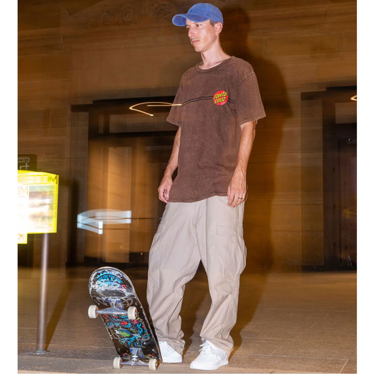 Santa Cruz Classic Dot T-Shirt - Mineral Mocha - Image 3