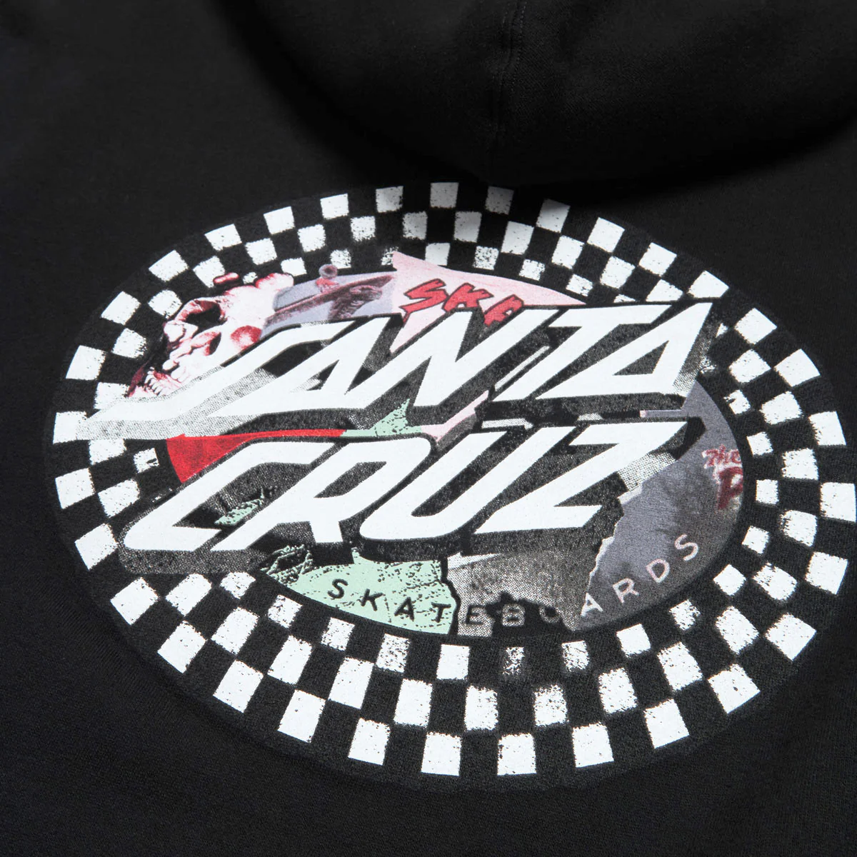 Santa Cruz Collage Oval Dot Hoodie - Black - Image 3