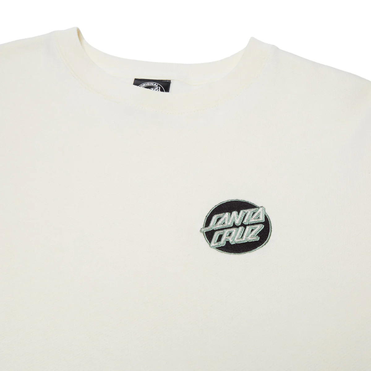 Santa Cruz Cruz Embroidered Sweatshirt - Bone - Image 2