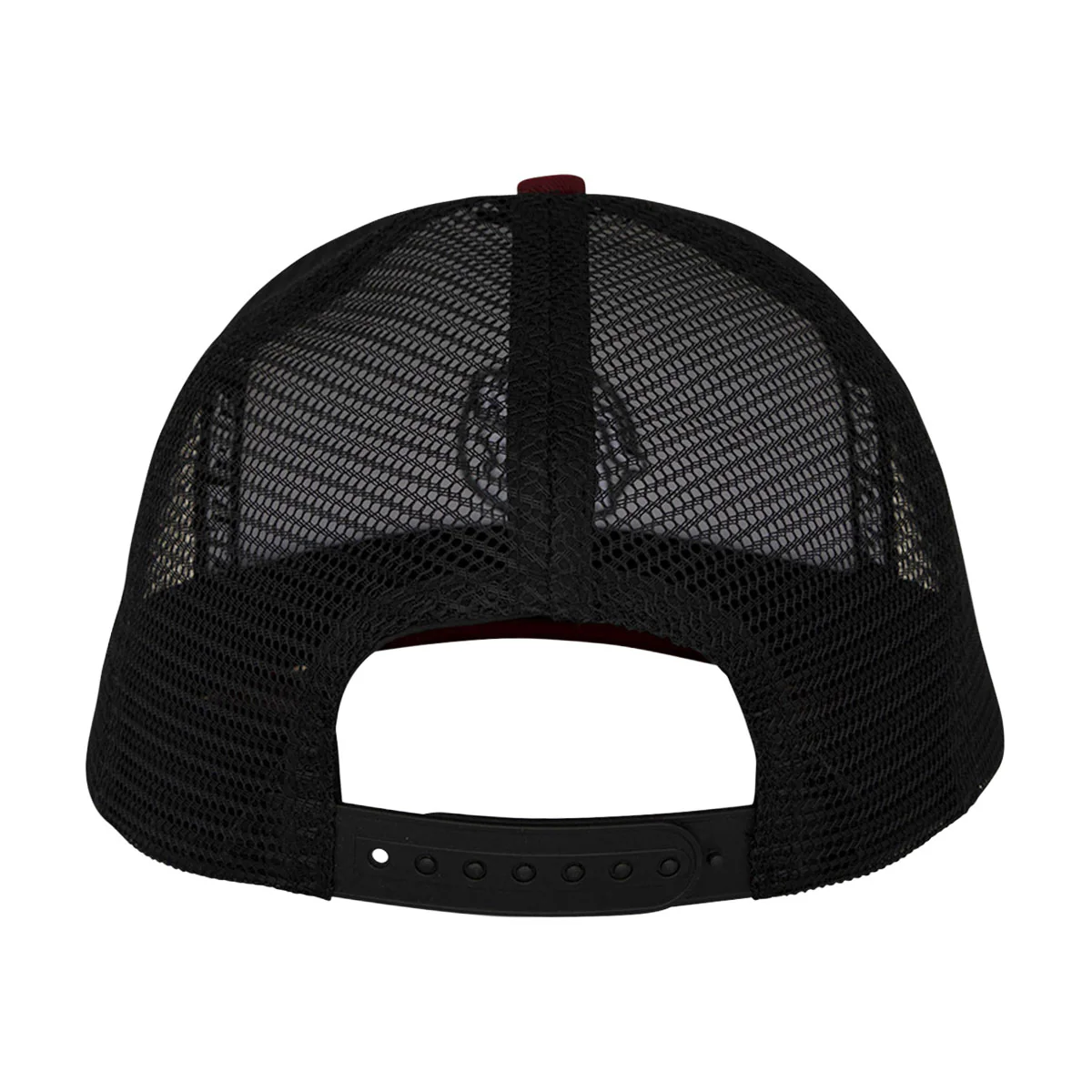 Santa Cruz Cruz Embroidered Trucker Hat - Maroon/Slate - Image 3