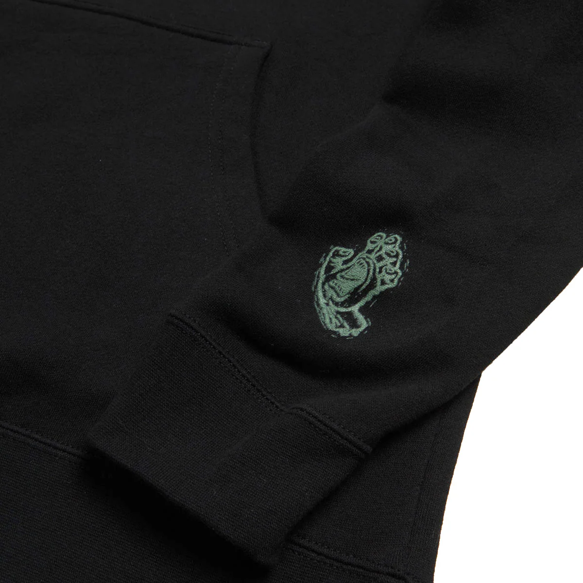 Santa Cruz Cut Strip Front Hoodie - Black - Image 3