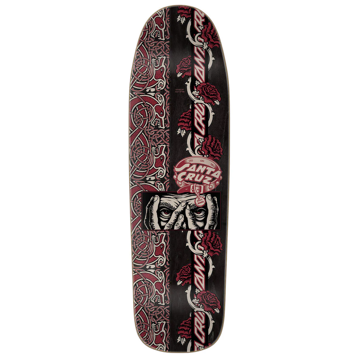 Santa Cruz Dressen Evo Pro Shaped Skateboard Deck - 9.30" - Image 2