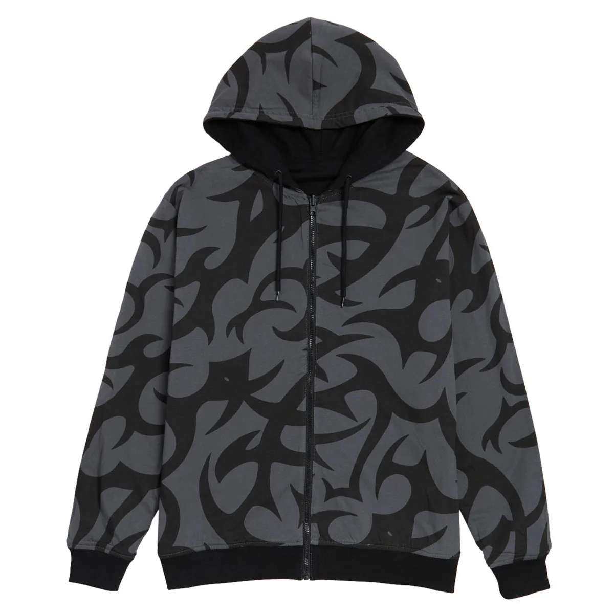 Santa Cruz Dressen Tribal Arch Reversible Hooded Jacket - Black - Image 2