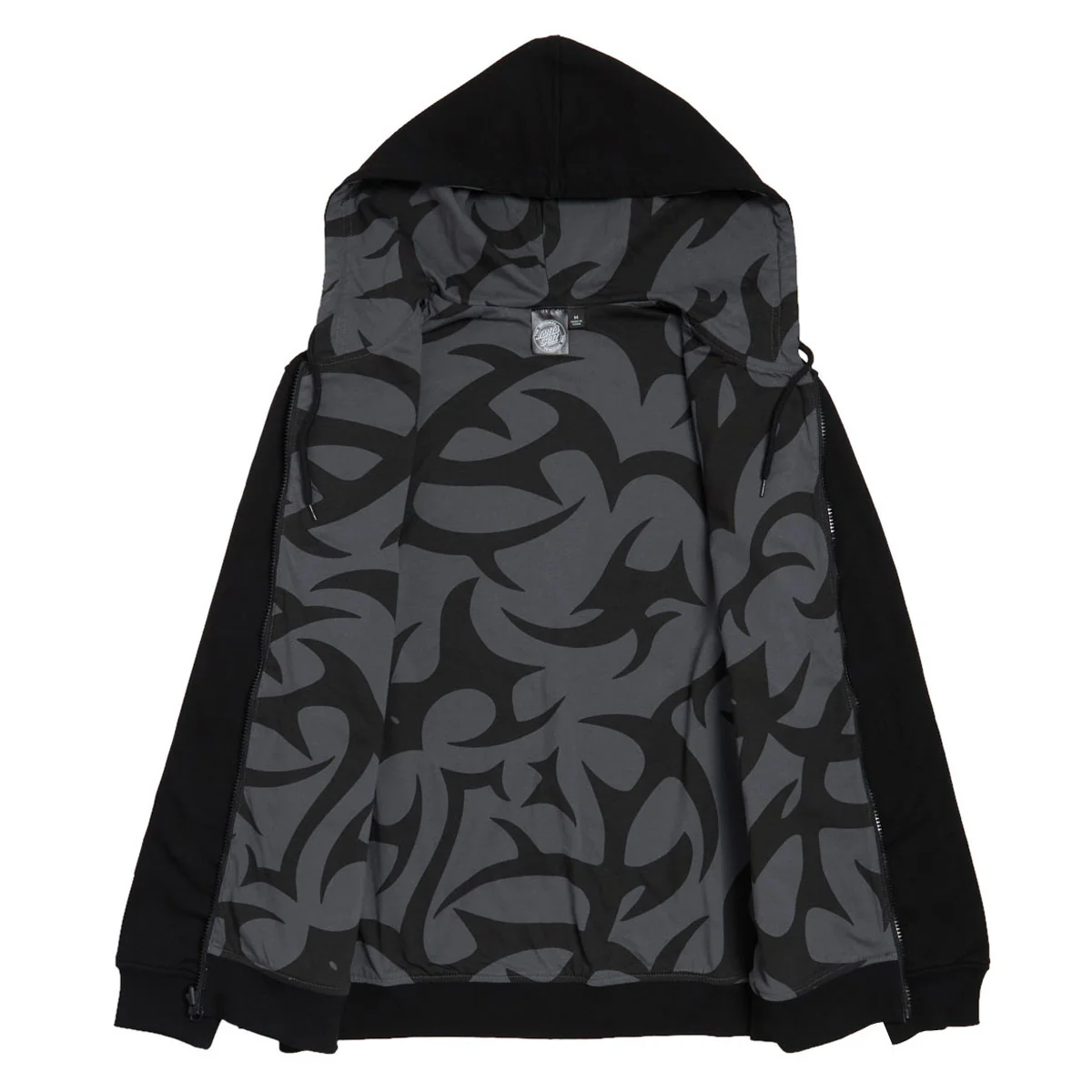 Santa Cruz Dressen Tribal Arch Reversible Hooded Jacket - Black - Image 5