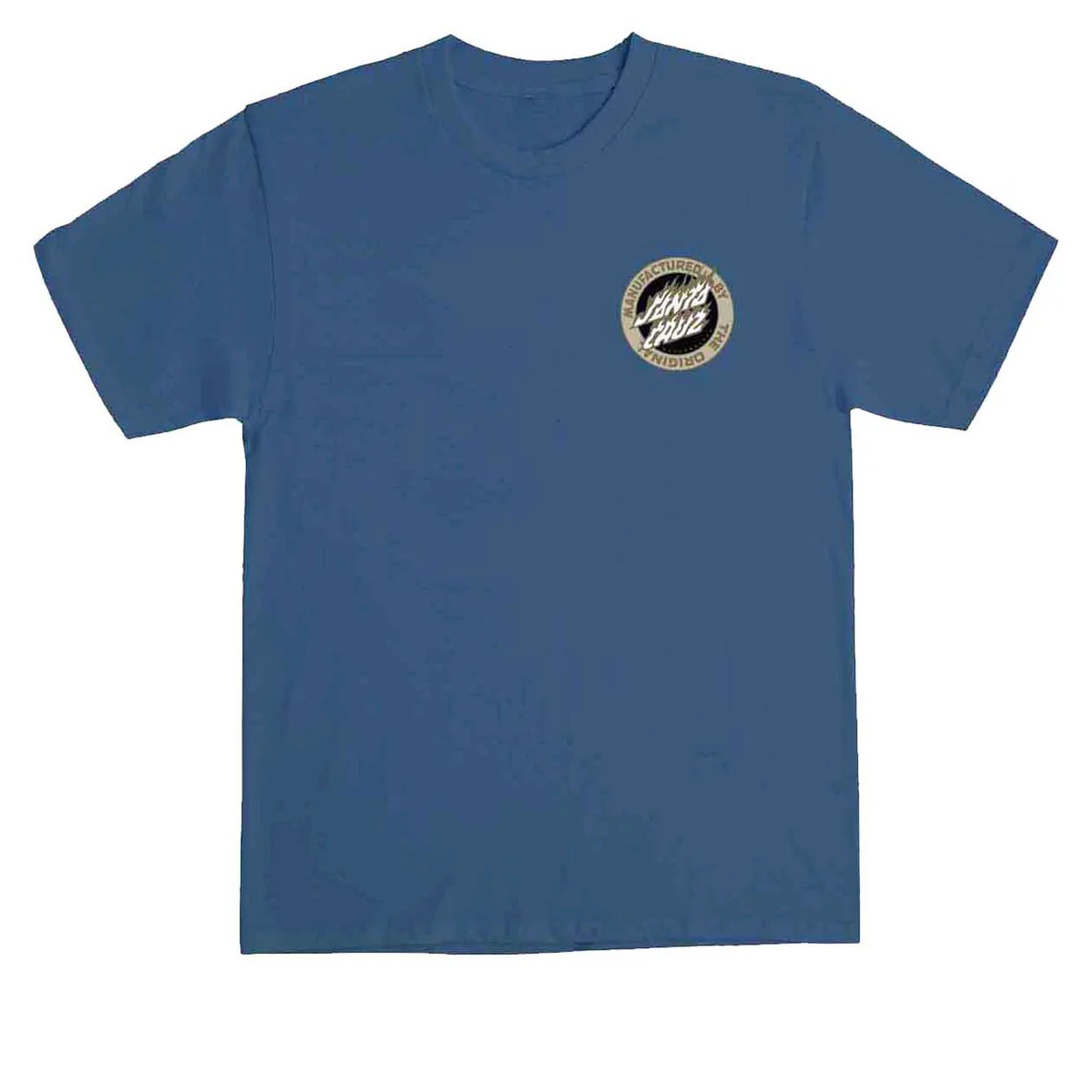 Santa Cruz Flamed MFG Dot T-Shirt - Blue Dusk - Image 2