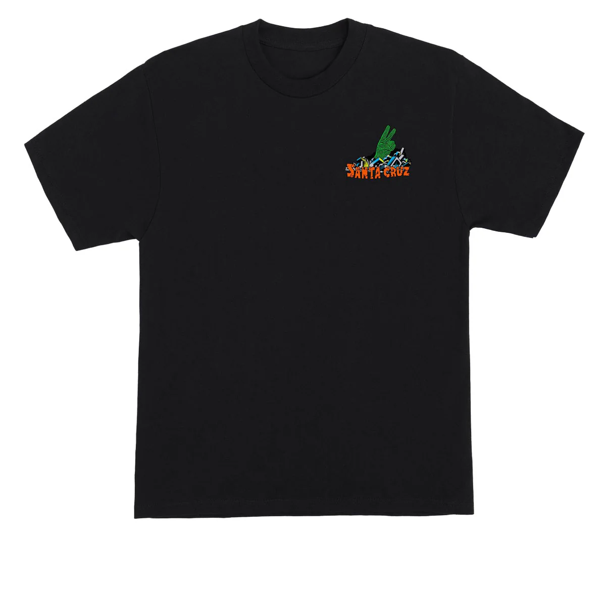 Santa Cruz Kendall Grid Hand T-Shirt - Black - Image 2