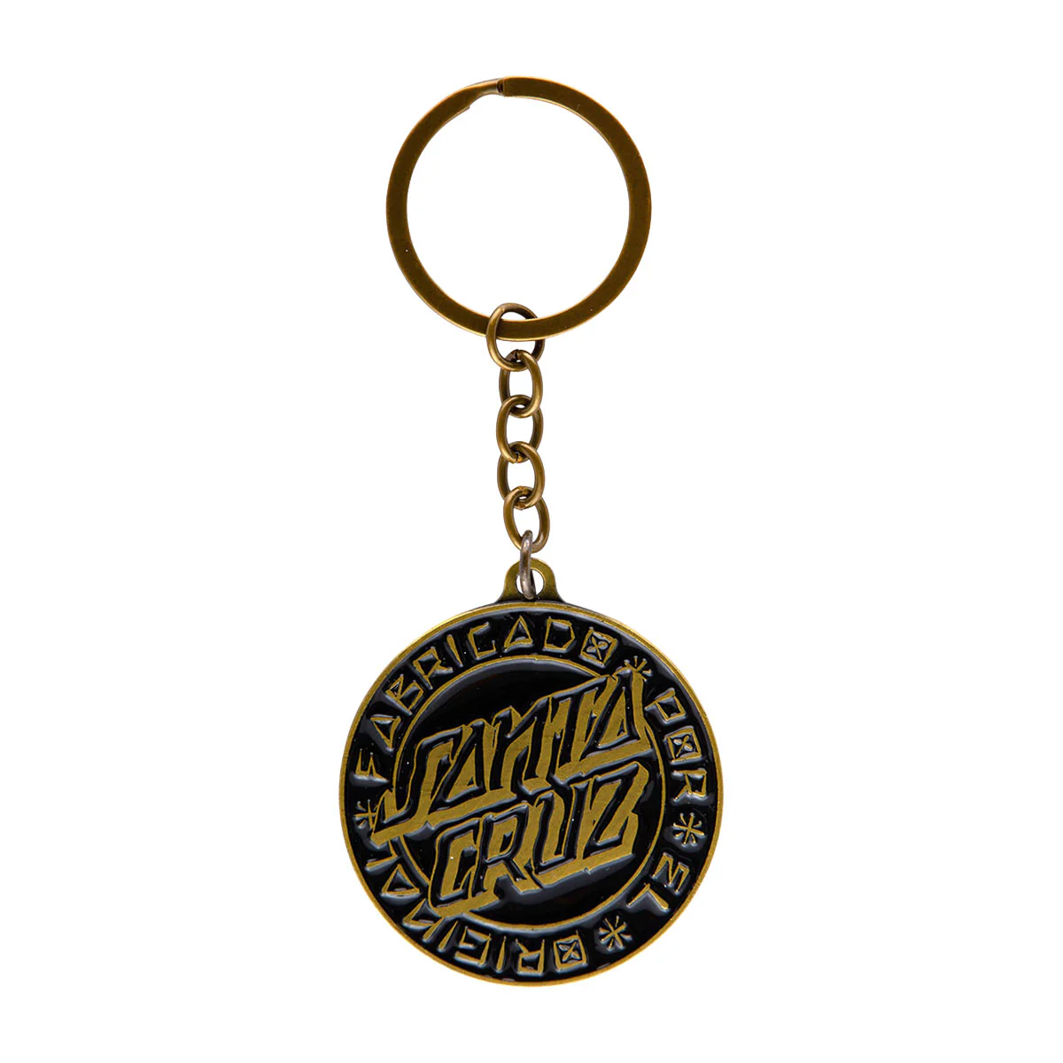 Santa Cruz Loco Dot Keychain Keychain - Matte Gold - Image 2