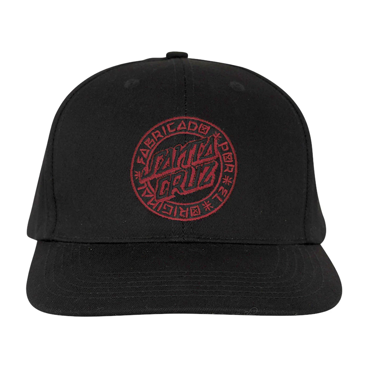 Santa Cruz Loco Dot Snapback Hat - Black - Image 2