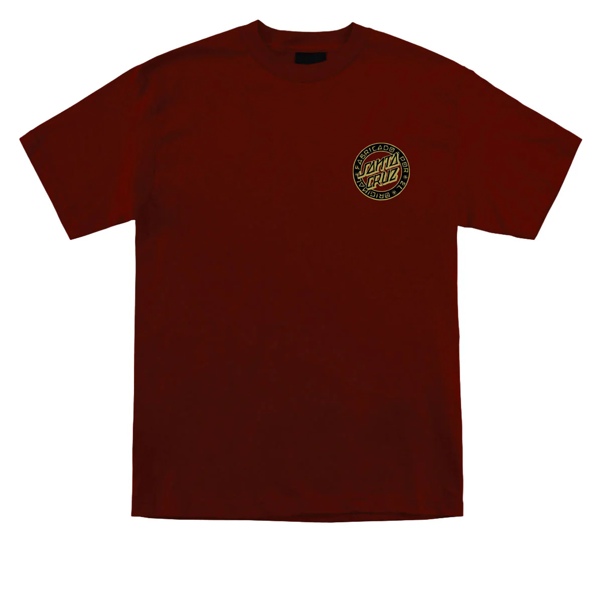 Santa Cruz Loco Dot T-Shirt - Burgundy - Image 2