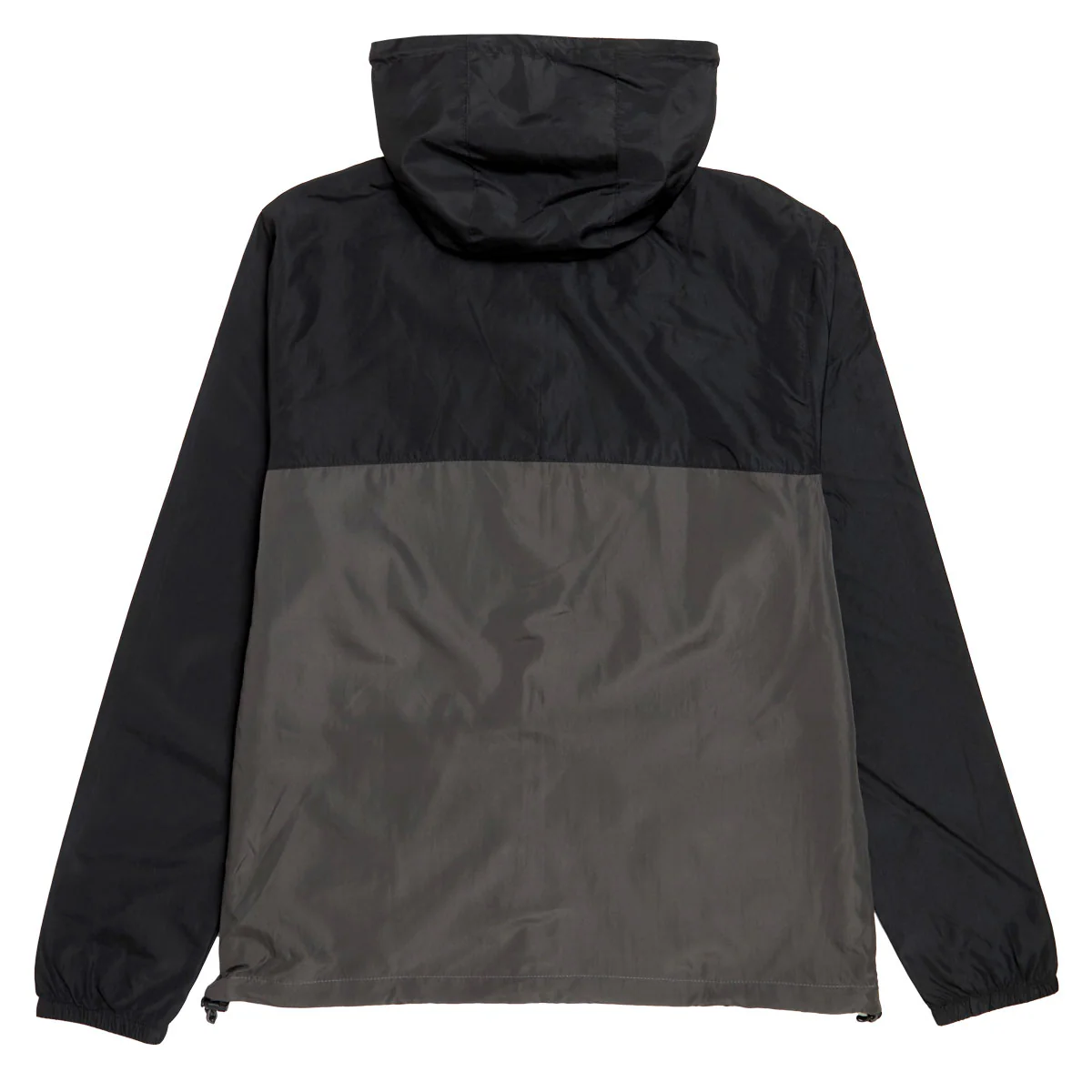 Santa Cruz Opus Dot Chest Hooded Windbreaker Jacket - Black/Graphite - Image 2