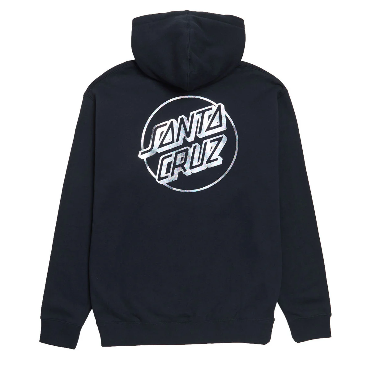 Santa Cruz Opus Dot Hoodie - Navy/Oil Slick Foil - Image 2