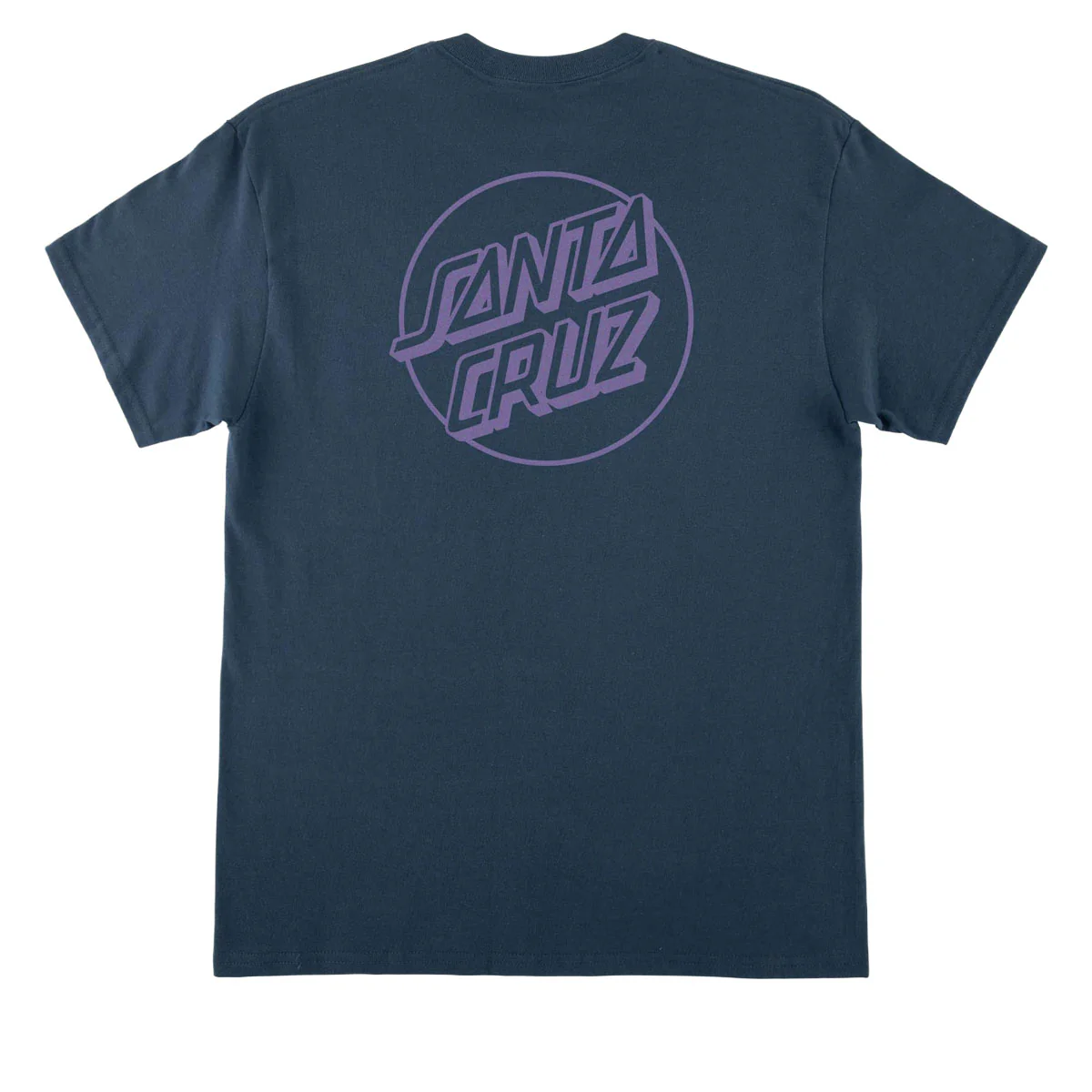 Santa Cruz Opus Dot T-Shirt - Blue Dusk/Dark Purple - Image 2
