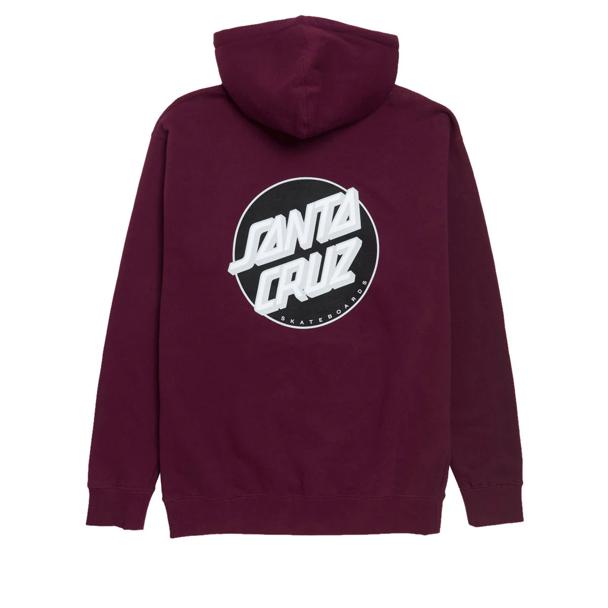 Santa Cruz Other Dot Hoodie - Maroon/Black/Silver - Image 2