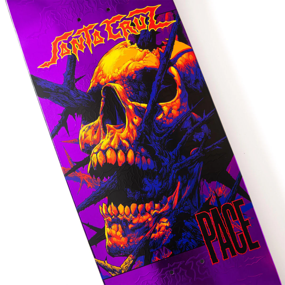 Santa Cruz Pace Deathtrap Remix Pro Skateboard Deck - 8.70" - Image 4