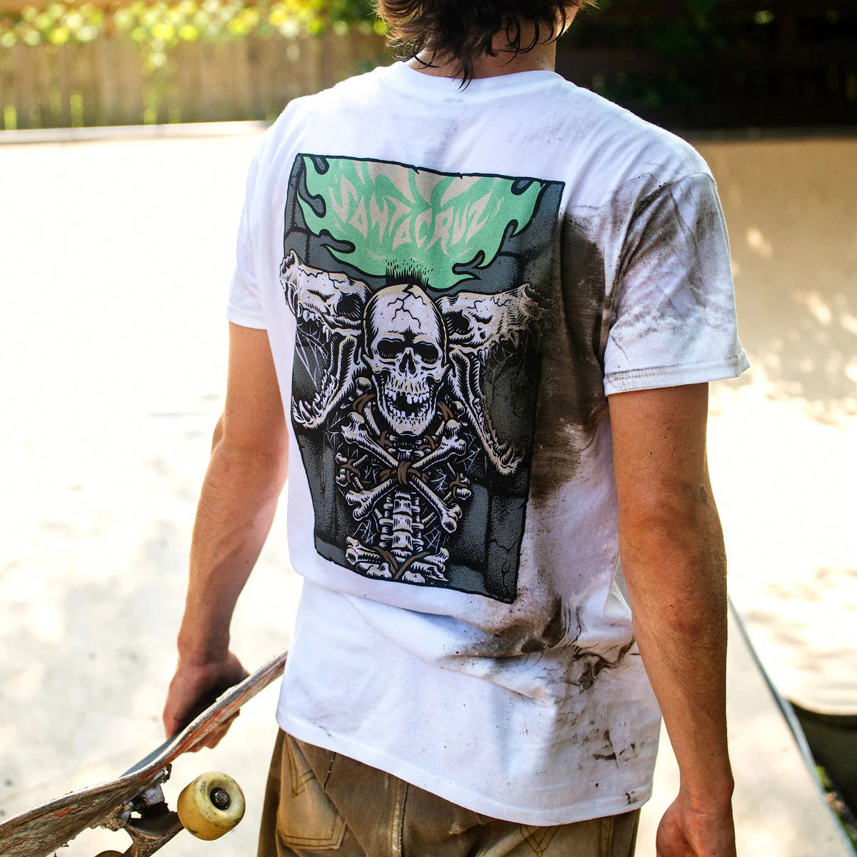 Santa Cruz Pace Torch Center T-Shirt - White - Image 3