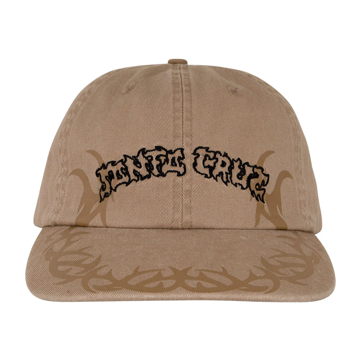 Santa Cruz Razor Arch Strip Snapback Hat - Tan - Image 2