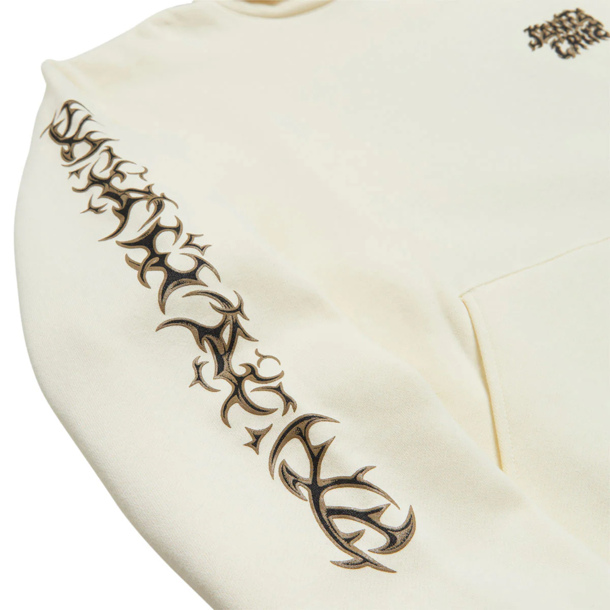 Santa Cruz Razor Dot Center Hoodie - Bone - Image 4