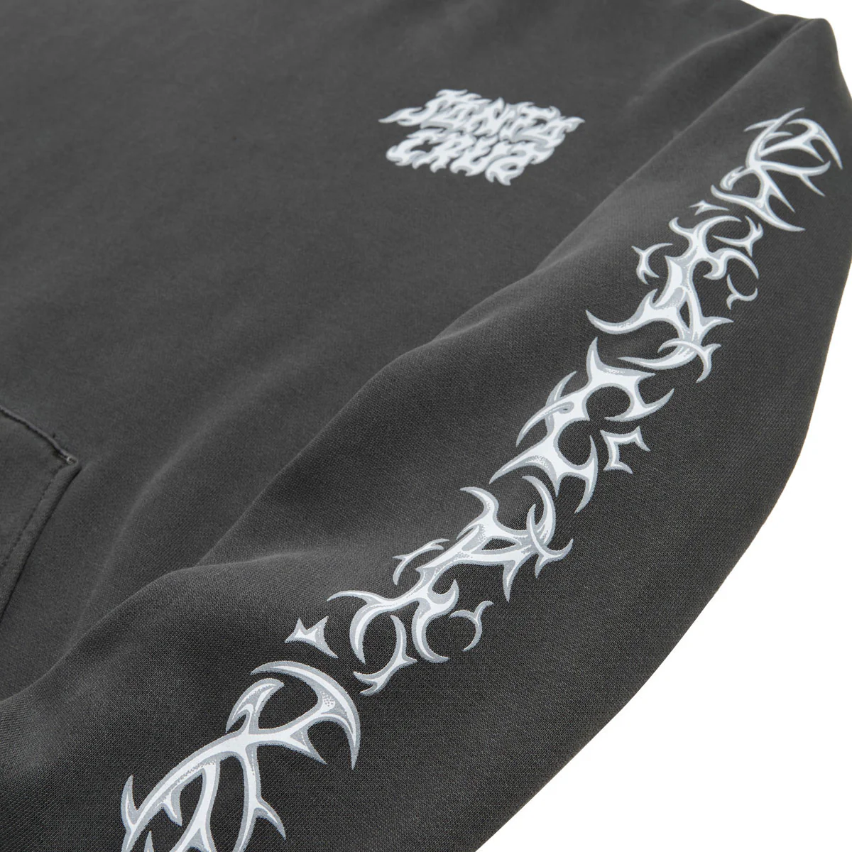 Santa Cruz Razor Dot Center Hoodie - Pigment Black - Image 3