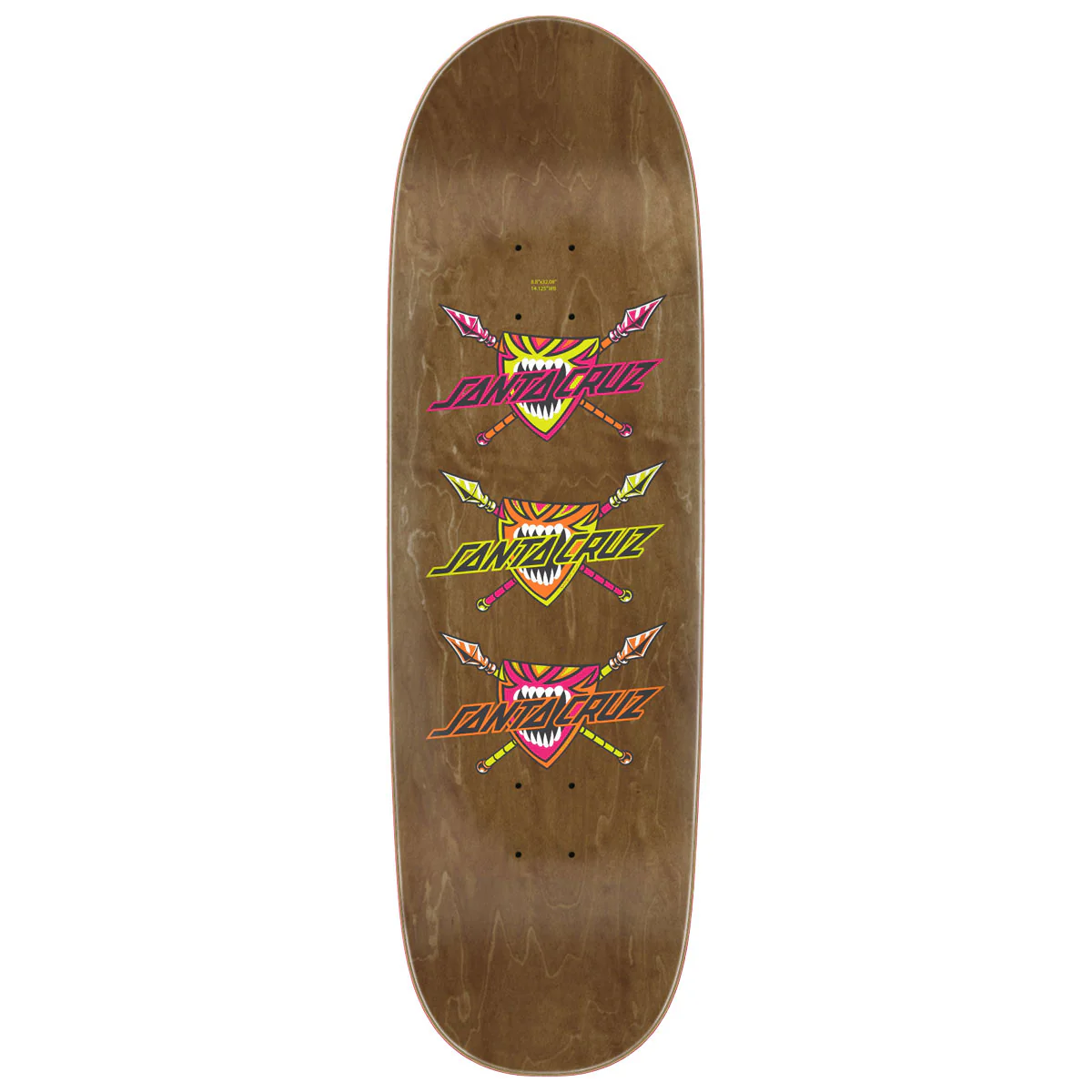 Santa Cruz Salba Firedance Pro Shaped Skateboard Complete - 8.80" - Image 2