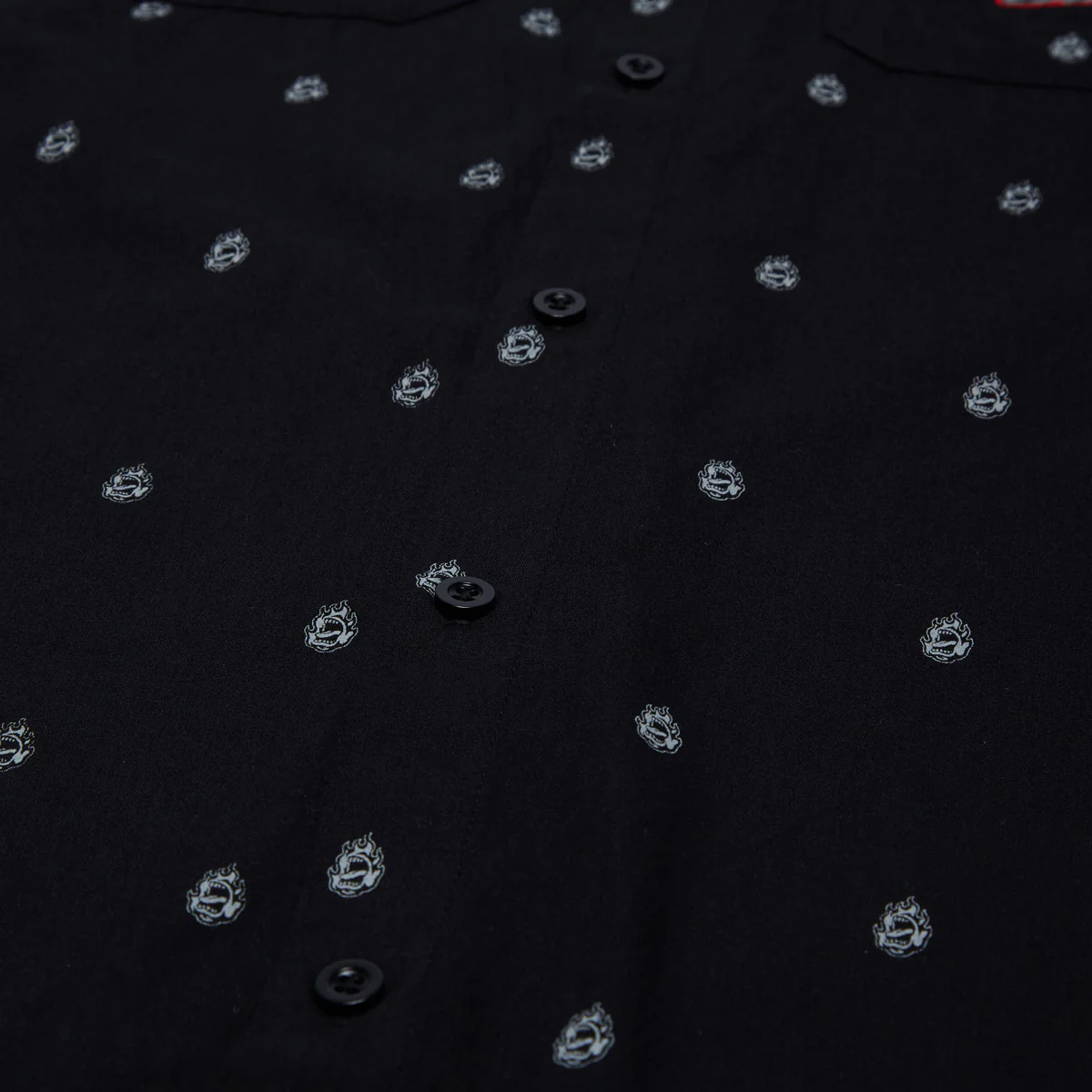 Santa Cruz Screaming Fire Shirt - Black - Image 4