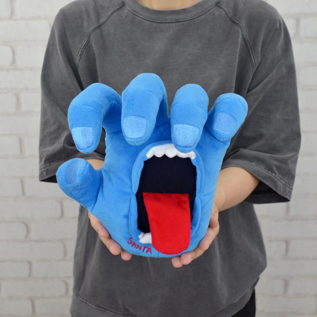 Santa Cruz Screaming Hand Plushie - Blue - Image 5
