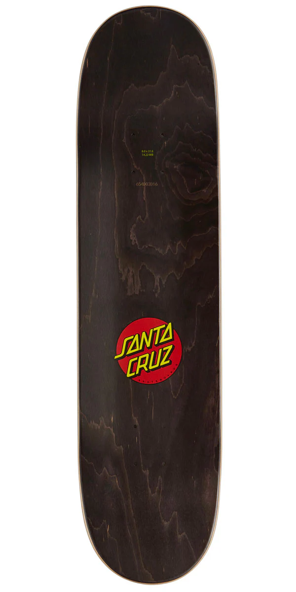 Santa Cruz Screaming Hand Skateboard Deck - 8.00" - Image 2