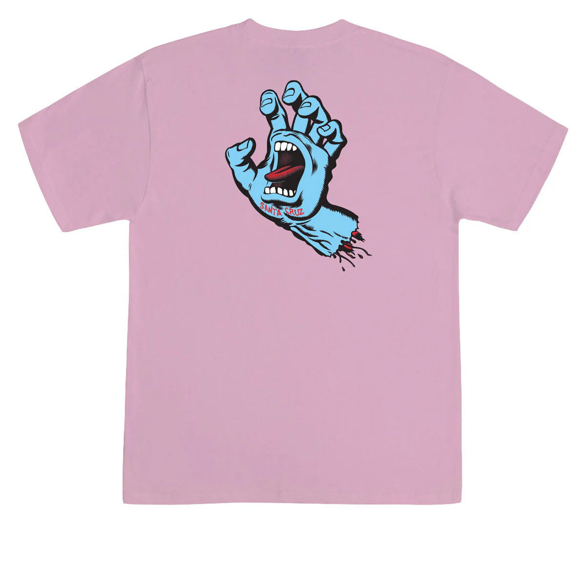 Santa Cruz Screaming Hand T-Shirt - Light Pink - Image 2