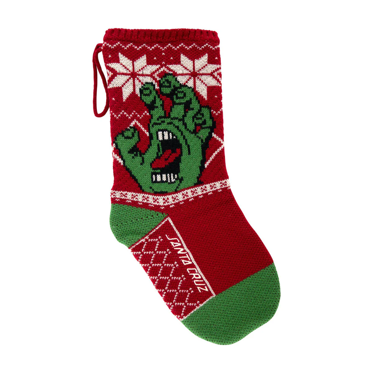 Santa Cruz Screaming Stocking - Red/Green - Image 2