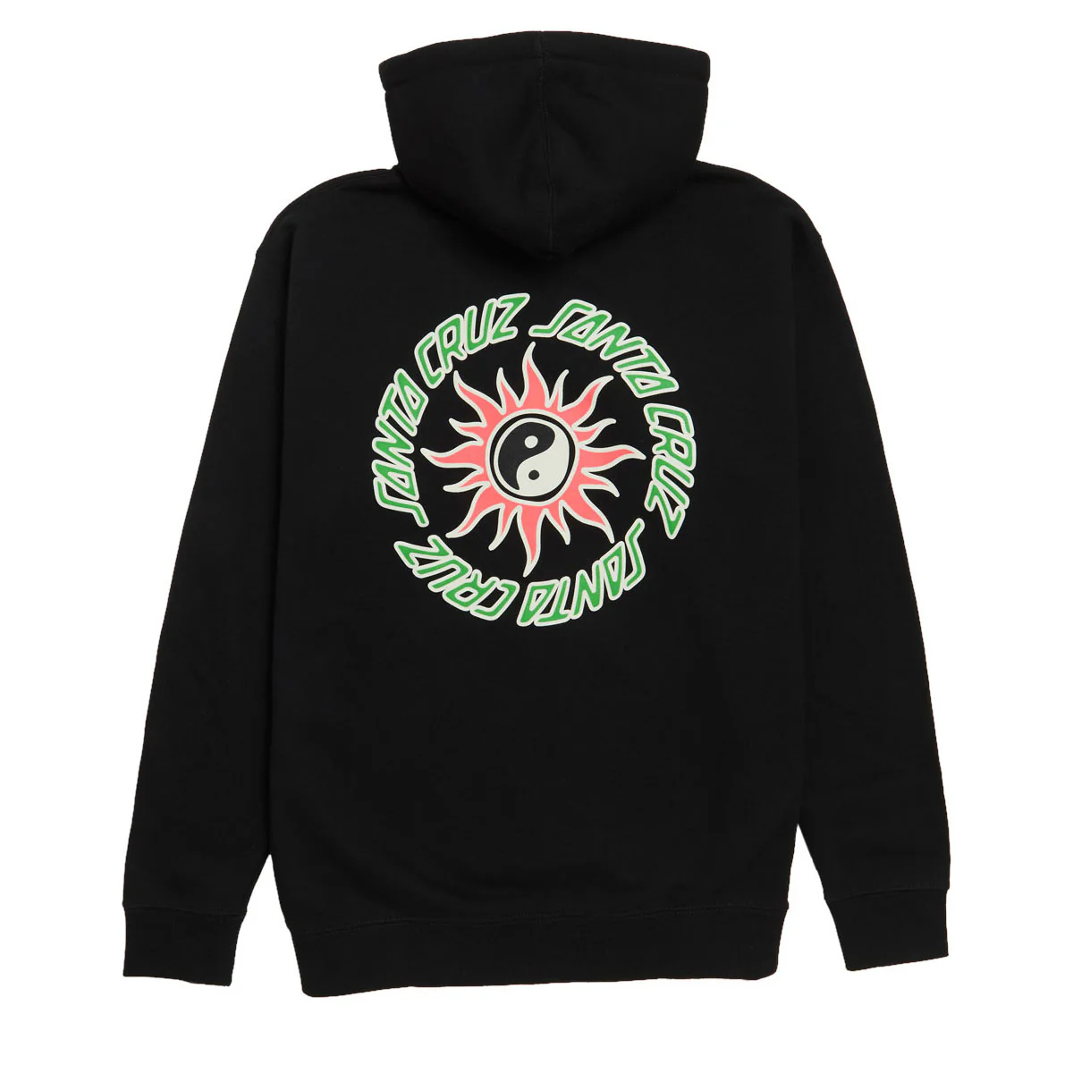 Santa Cruz Sol Spiral Zip Hoodie - Black - Image 2