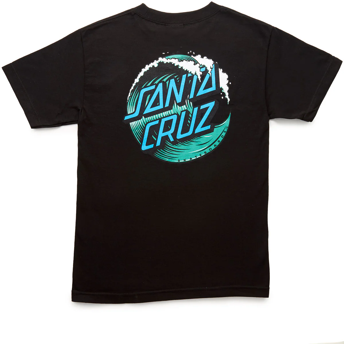 Santa Cruz Wave Dot T-Shirt - Black - Image 2
