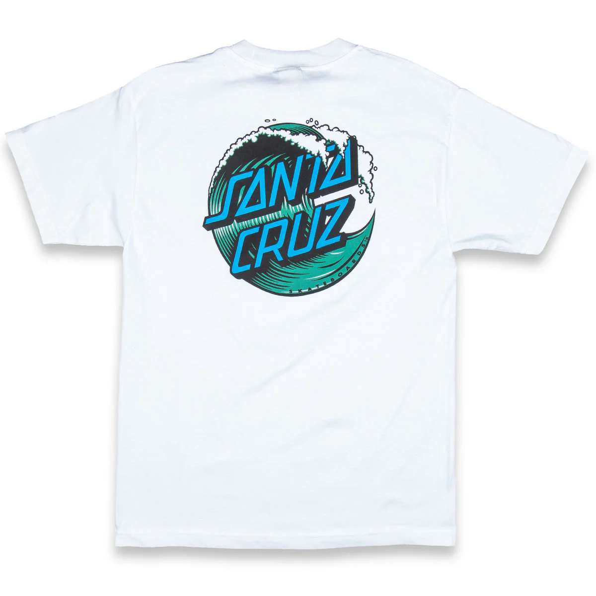 Santa Cruz Wave Dot T-Shirt - White - Image 2