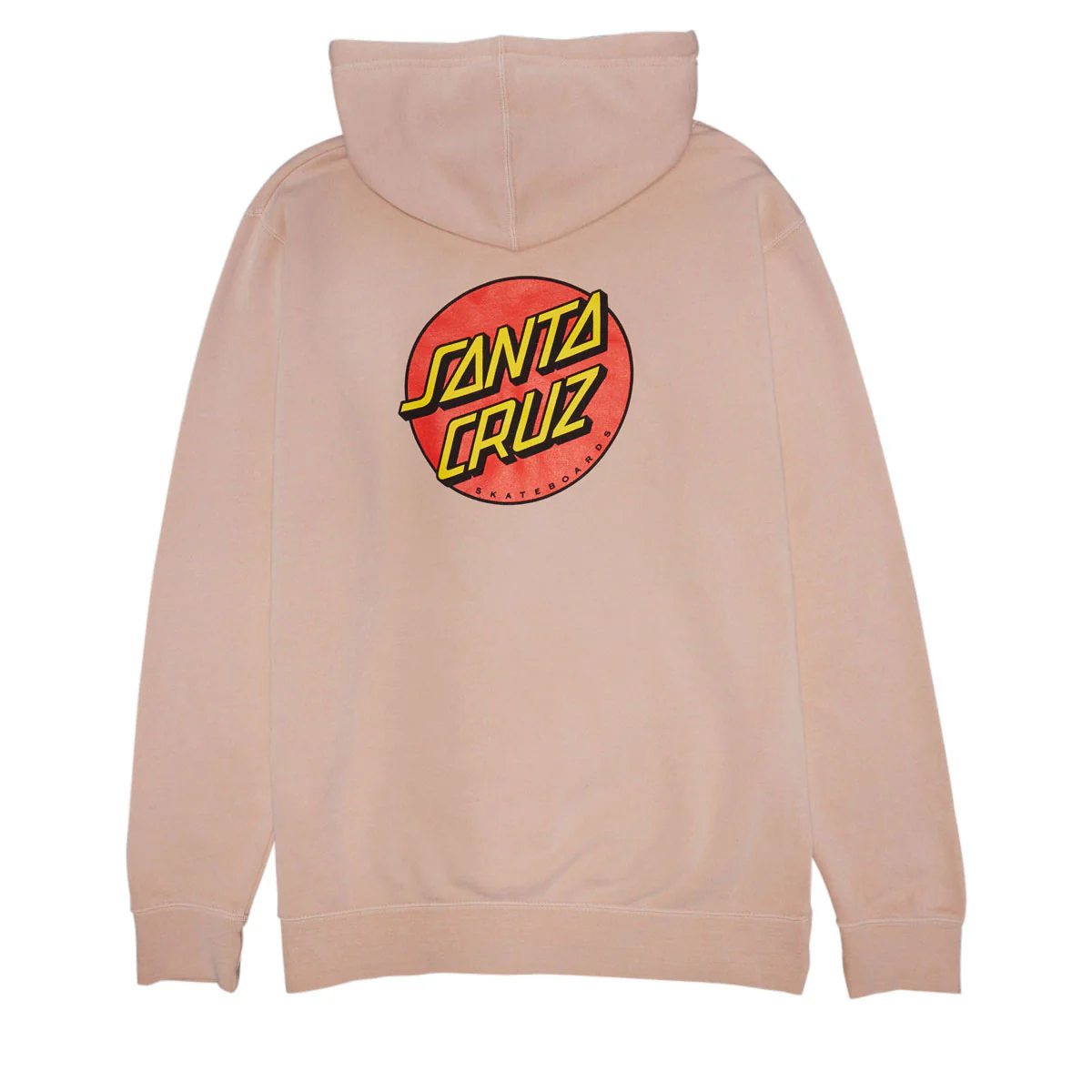 Santa Cruz Womens Classic Dot Relaxed Hoodie - Pigment Dusty Pink - Image 2