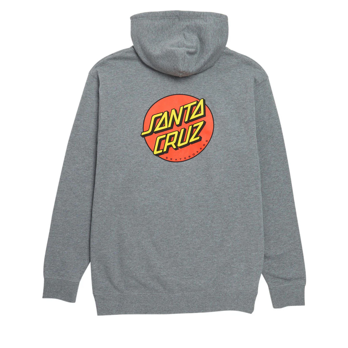 Santa Cruz Womens Classic Dot Relaxed Zip Hoodie - Gunmetal Heather - Image 2