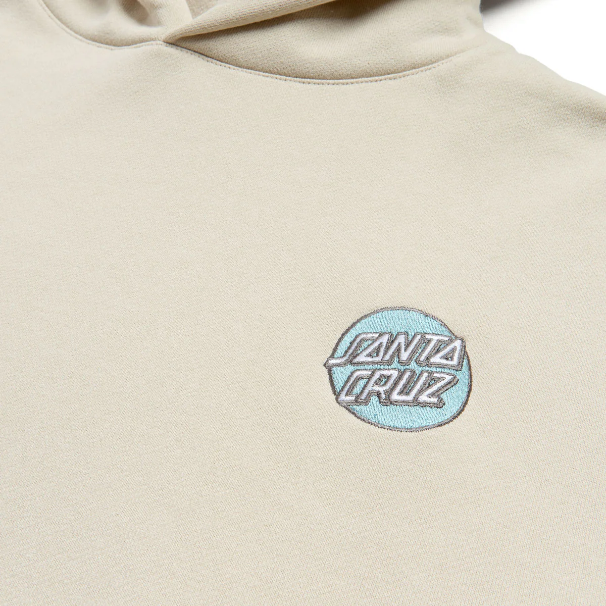 Santa Cruz Womens Cruz Embroidered Hoodie - Ivory - Image 2