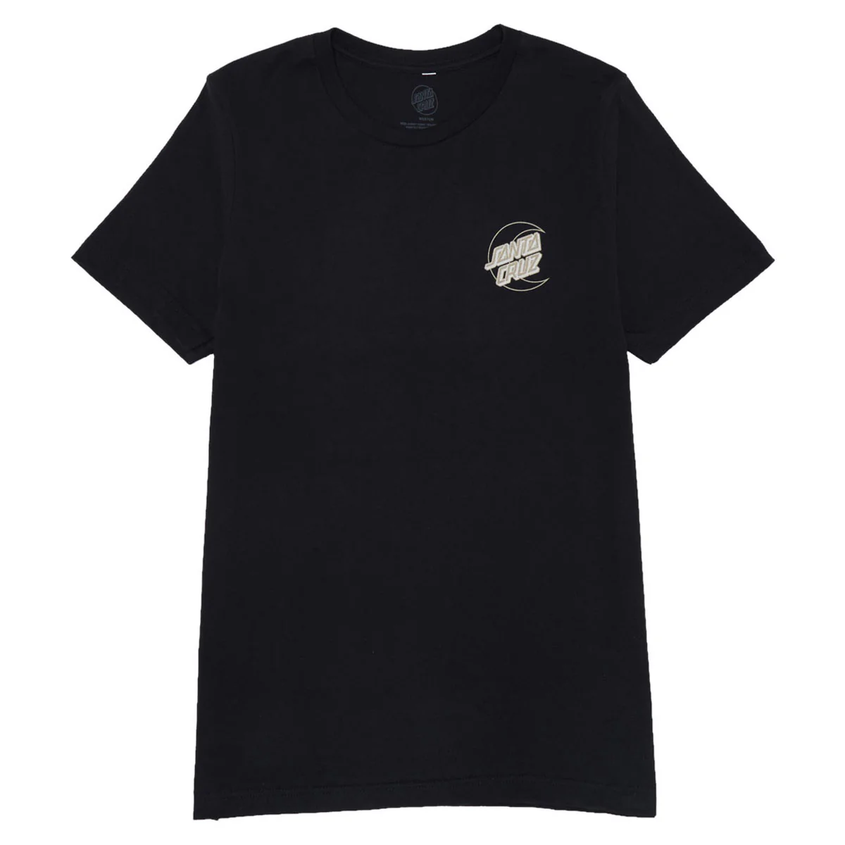 Santa Cruz Womens Imprint Moon Dot Relaxed T-Shirt - Vintage Black - Image 2