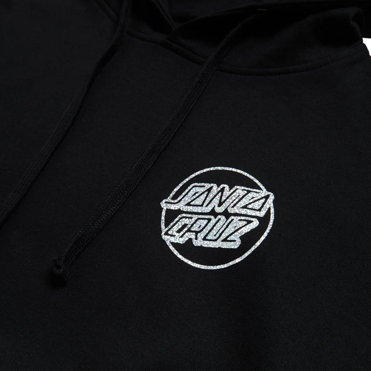 Santa Cruz Womens Love Script Center Hoodie - Black - Image 3