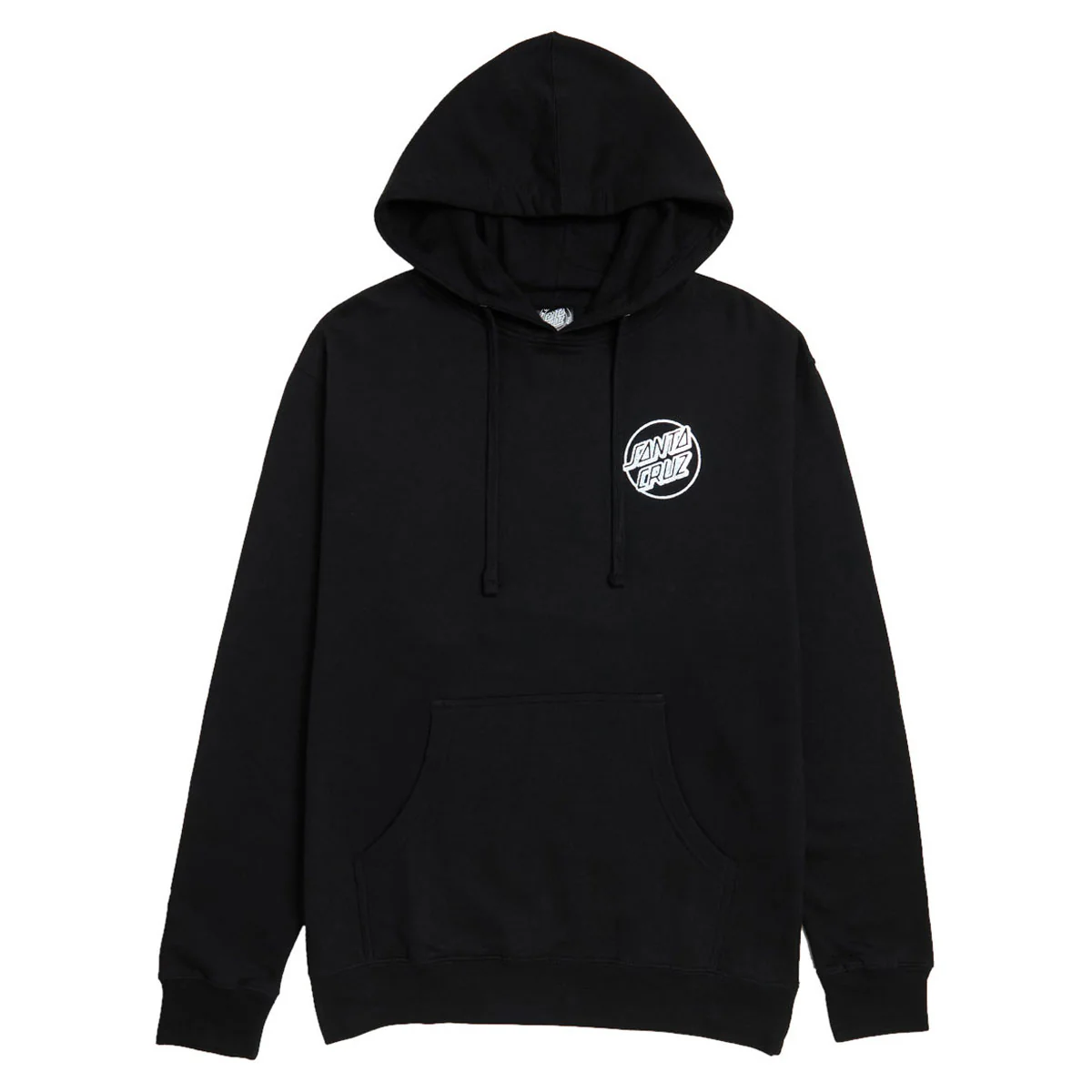 Santa Cruz Womens Opus Dot Relaxed Hoodie - Black/Diamond Foil - Image 2